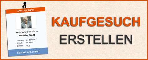 Immobilien-Miet-/Kaufgesuche als Suchanzeige erstellen