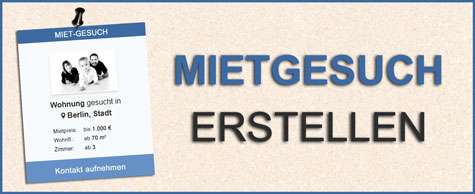 Immobilien-Mietgesuche als Suchanzeige erstellen