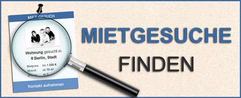 Immobilien-Mietgesuche finden und Immobilie anbieten