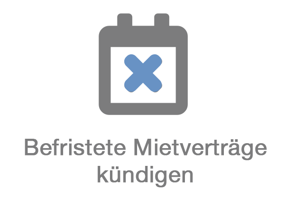 Befristete Mietverträge kündigen