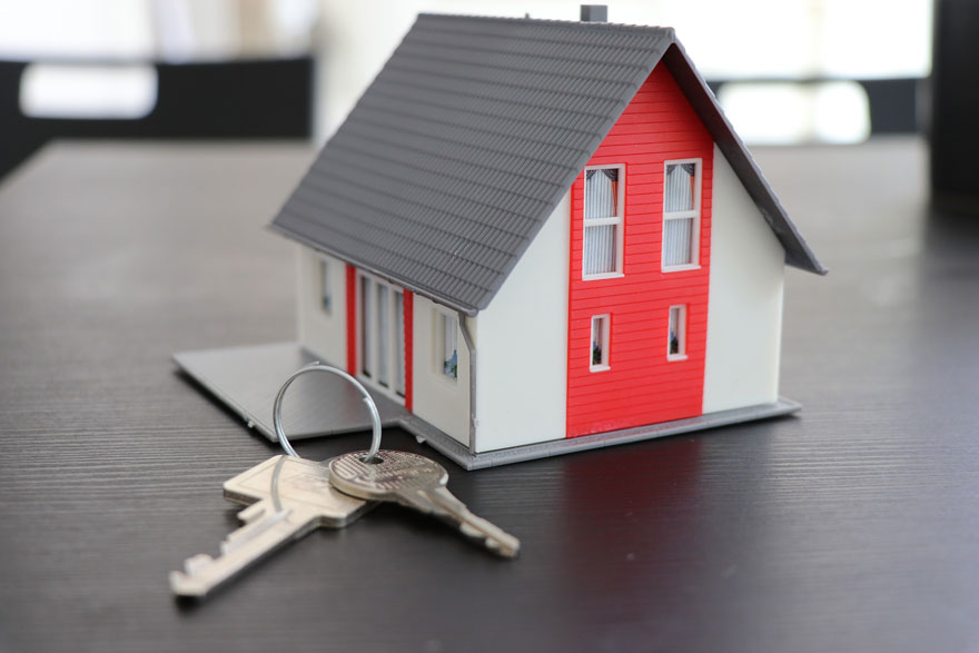 Haus, Schlüssel, Immobilien