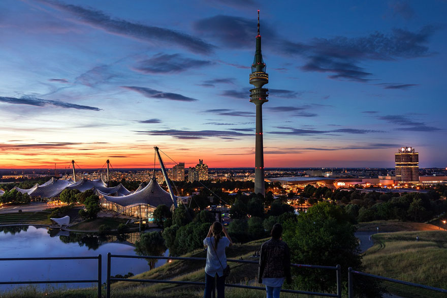 München, Olympiastadion, Natur