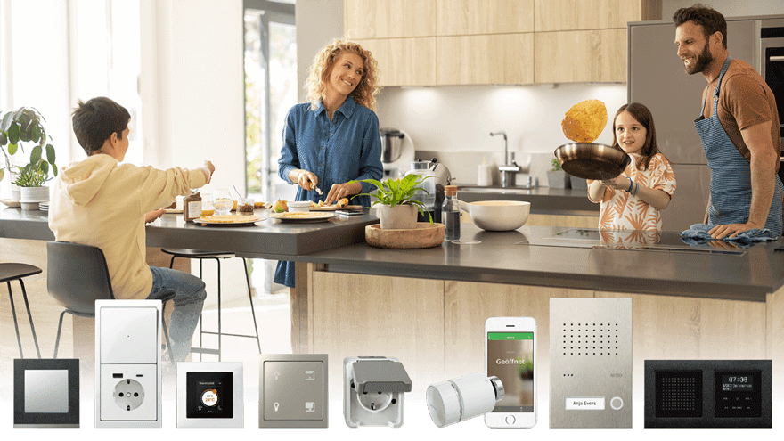 Wohnkomfort durch innovative Schalter und Sprachassistenten