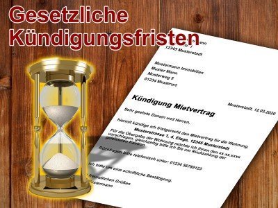 Gesetzliche Kündigungsfristen bei Mietwohnungen