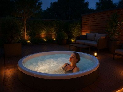 Jacuzzi auf Terasse