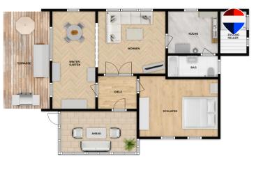 Bungalow in Berlin-Karow mit Keller, Garage, 1.006 m² Grundstück im Angebotsverfahren – 13125 Berlin / Karow – Vorschaubild 11
