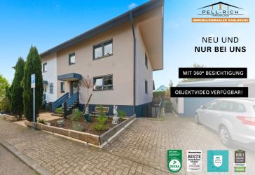 WOHLFÜHLOASE: Gepflegte Doppelhaushälfte in beliebter Wohnlage von Stutensee-Blankenloch mit Garage!
