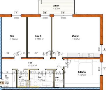 SCHÖNE 3-RAUM WOHNUNG IM 2. OBERGESCHOSS – Dresden – Vorschaubild 3