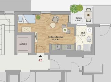 ERSTBEZUG - 1,0-ZIMMER WOHNUNG – Dresden – Vorschaubild 6