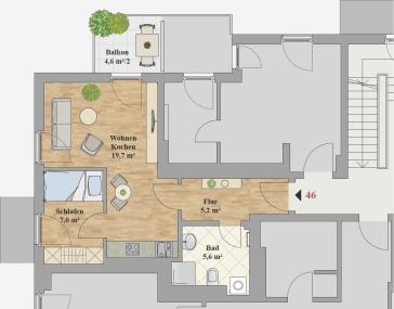ERSTBEZUG - 1,5-ZIMMER WOHNUNG – Dresden – Vorschaubild 3