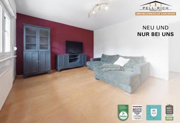 GEMÜTLICH: Helle 2-Zimmer-Wohnung in ruhiger Lage von Karlsruhe-Knielingen