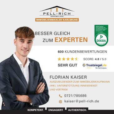 GEMÜTLICH: Helle 2-Zimmer-Wohnung in ruhiger Lage von Karlsruhe-Knielingen – 76187 Karlsruhe – Vorschaubild 17