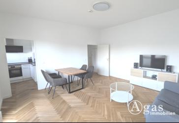 Bezugsfertige möblierte Wohlfühloase mit Einbauküche und großem Balkon