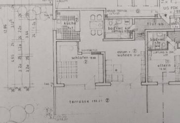 2-Zimmer-Terrassen-Wohnung mit großer Wohnküche