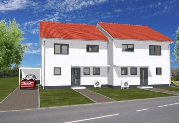 'Förderfähige' Neubau-Doppelhaushäfte im Werler Süden! - Dachausbau oder PV-Anlage 'geschenkt'!