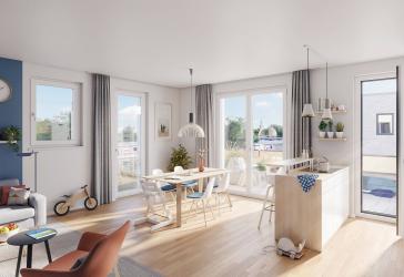 Bezugsfertig! Barrierefreie 4-Zimmer-Eigentumswohnung in Kappeln | WE 355