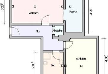 kleine 2-Raum-Dachgeschoss-Wohnung in Zittau West