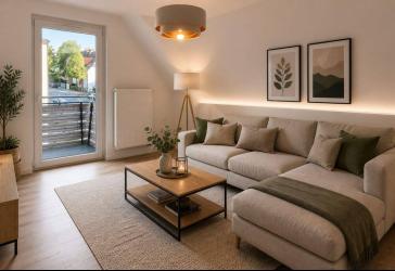 Helle, sanierte Dachgeschosswohnung in Reichelsdorf,