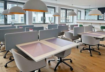 Coworking-Bereich in Regus Bismarckstraße