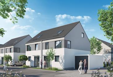 Doppelhaushälfte 129m² Wohnfläche Neubau Weiler Höfe