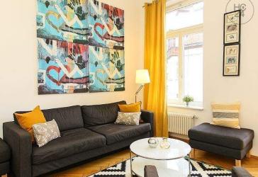 Wohnen im beliebten Waldstraßenviertel: möblierte 2-Raum-Wohnung in Leipzig
