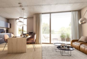 3-Zimmer-Wohnung, Süd West Ausrichtung, HERDERGÄRTEN 2.1.4