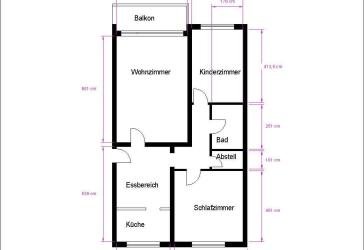 Lünen Wethmar, behaglichers Zuhause in 3-Zimmer-Wohnung mit Balkon