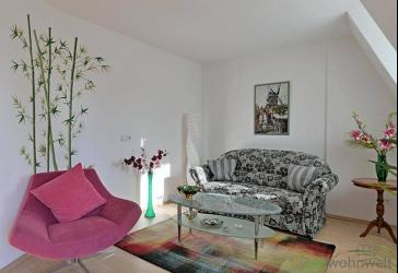 (EF0718_M) Zwickau: Pölbitz, möblierte 2-Zimmer-Wohnung mit Balkon in ruhiger, zentrumsnaher Seitenstraße, Service mgl.