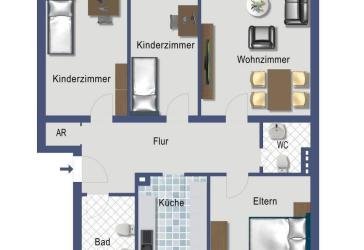 Bonn Alt-Tannenbusch. vermietete 4 ZKB mit Balkon - provisionsfrei!