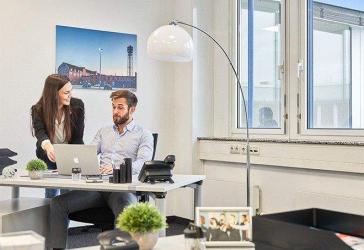 Modernisiertes Büro inkl. Internet und voll ausgestatteter Teeküche zur Anmietung ab 1 Monat