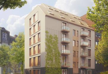 Traumhafter Ausblick aus dem 4. Obergeschoss: 4-Zi.-Stadtresidenz mit 2,7m Deckenhöhe & Liftlanding.