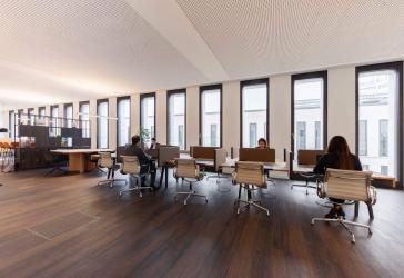 Coworking-Bereich in Signature City Gate