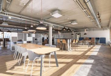 Coworking-Bereich in Regus Prinzenpark