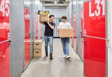 Schnell verfügbares Lager für Umzug & Co - bequem zum All-in-Preis