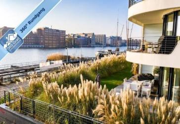 Ihr Traum! Aparte 3-Zimmer-Wohnung mit ca. 60 m² Süd-Terrasse in Berlin-Friedrichshain an der Spree
