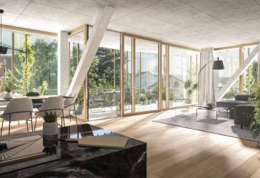 3-Zimmer-Wohnung, Nord-Ost Ausrichtung, WOHNEN AM MÜHLBACH 3.1