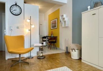 Kurzzeitwohnen im Zentrum West: TOP-möbliertes Apartment im Waldstraßenviertel (mit BALKON) nah