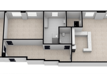 3-Zimmer-Wohnung mit doppel Eingang in Lichtenberg