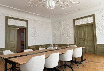 Modernisierte Büro- und Seminarflächen in historischem Gebäude