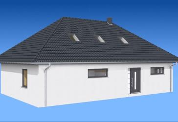 Bungalow 100 qm EG mit 38° Dach ( Ausbaureserve ca 60 qm ) in guter Lage von Zarrentin am Schaalsee