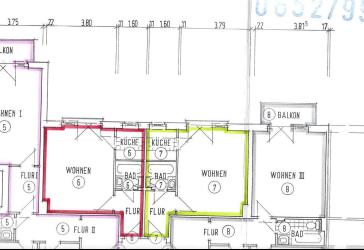 Helle, renovierte 1-Zimmer-Wohnung in Alsternähe