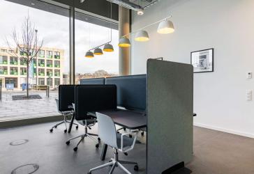 Coworking-Bereich in Regus Basler Straße