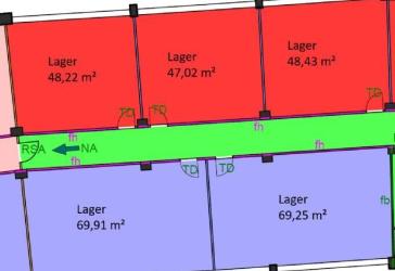 Lagerräume ab 20 m² zu vermieten