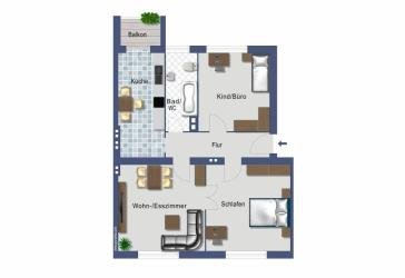 Vermietete Wohnung im denkmalgeschützten 'Pfahler Block', 13403 Berlin