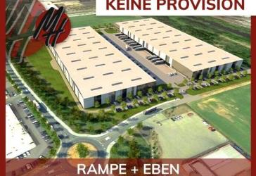 KEINE PROVISION - NEUBAU - Lager-/Logistikflächen (31.000 m²) & optional Büro zu vermieten