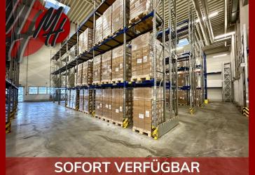 SOFORT VERFÜGBAR - VIELSEITIG NUTZBAR - Lager (3.500 m²) & Büro-/Sozial (200 m²)