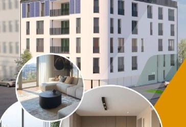 Solardomizil V- Penthouse mit zwei Dachterrassen und Blick auf die Innenstadt