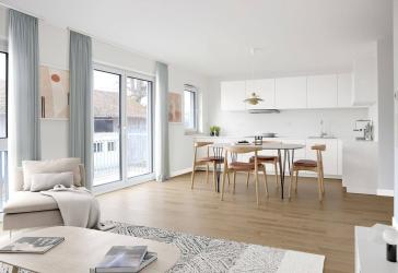 Fast fertiggestellt: Großzügige 3-Zimmer-Wohnung mit zwei Balkonen