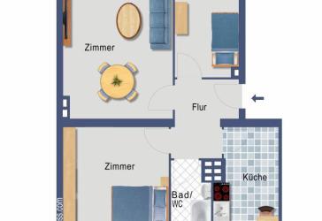 Vermietete Wohnung im denkmalgeschützten 'Pfahler Block', 13403 Berlin
