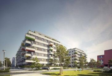 Wohnen im Grünen: 3-Zimmerwohnung mit Gartenanteil im Neubauprojekt